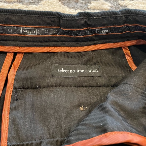 Haggar no iron stretch waste worn once. 30x30 - Picture 3 of 6